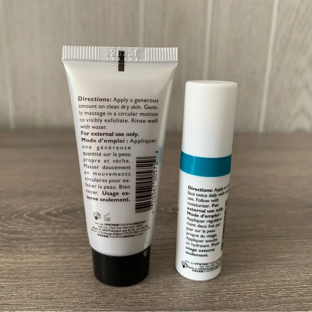 Peter Thomas Roth FirmX Peeling Gel Exfoliant Peptide Skinjection Wrinkle Serum